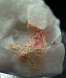 4.5cm RED ORANGE STILBITE heulandite quartz crystals peru mineral specimen F132