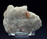6.5cm RED ORANGE STILBITE heulandite quartz crystals peru mineral specimen F136
