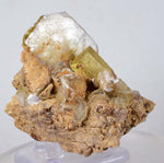 6cms GEMMY BARITE CRYSTALS Peru Golden Brown Shiny Translucent Mineral Specimen F270