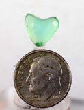 2.5cts GEM BLUE OPAL seascape peru tumbled pendant caribean turquoise color b764