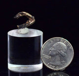1.3cms NATIVE SILVER WIRES Crystals Peru  Mineral Specimen h86