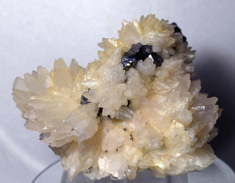 9cm CALCITE FLOWERS SHINY crystal translucent quartz mineral specimen G79