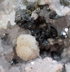 4.5cm PROUSTITE PYRARGYRITE RUBY silver acanthite crystal mineral specimen h561