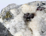 6.5cm PROUSTITE PYRARGYRITE RUBY silver acanthite crystal mineral specimen h484