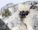6.5cm PROUSTITE PYRARGYRITE RUBY silver acanthite crystal mineral specimen h484