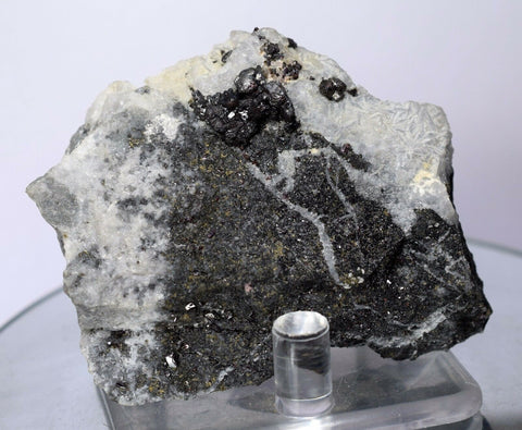 3.9cm PROUSTITE PYRARGYRITE RUBY silver acanthite crystal mineral specimen h471