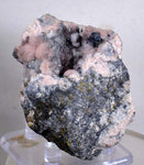7cms PROUSTITE RUBY SILVER mangano calcite crystals peru mineral specimen H857