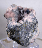 7cms PROUSTITE RUBY SILVER mangano calcite crystals peru mineral specimen H857