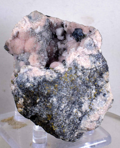 7cms PROUSTITE RUBY SILVER mangano calcite crystals peru mineral specimen H857