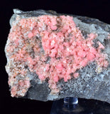10.3cms RHODOCHROSITE RHOMBOHEDRAL CRYSTAL Quartz Pasto Bueno Peru Collector Mineral Specimen R53