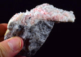 10.1cms RHODOCHROSITE CRYSTALS QUARTZ Needles Rosettes Pasto Bueno Peru Collector Mineral Specimen R55