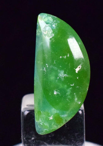 8cts SILICA CHRYSOCOLLA CABOCHON Emeraldine Chalcedony Peru Emerald Jade Color b752