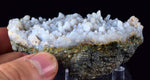 8.1cms BLUE CHALCEDONY PERU Crystal Quartz  Translucent Mineral Sample  Collector Q246
