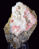11.1cms RHODOCHROSITE CRYSTALS QUARTZ Needles Rosettes Pasto Bueno Peru Collector Mineral Specimen R64