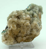 15cm DRUZY QUARTZ CALCITE malachite selenite atacamite mineral specimen G98