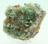 8cm DRUZY QUARTZ CALCITE malachite selenite atacamite mineral specimen G94