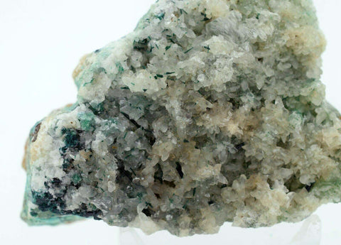 7cm DRUZY QUARTZ CALCITE malachite selenite atacamite mineral specimen G96