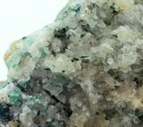 7cm DRUZY QUARTZ CALCITE malachite selenite atacamite mineral specimen G96