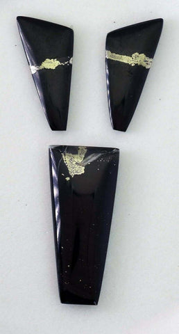 78carats LEMURIAN BLACK JADE Gem Peru Pyrite Quartz Pendant Jewelry Cabochon Healing Nephrite Gemstone B532