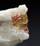 4.5cm RED ORANGE STILBITE heulandite quartz crystals peru mineral specimen F135