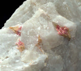 8cm RED ORANGE STILBITE heulandite quartz crystals peru mineral specimen F134
