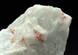 8cm RED ORANGE STILBITE heulandite quartz crystals peru mineral specimen F134