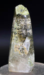 9cms QUARTZ CRYSTAL epidote radial inclusions peru unique mineral specimen Q179