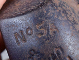 MINERS LAMP a c wells 5a england 1800th oil lantern single torch iron cast