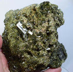 12ms PREMIUM EPIDOTE CRYSTALS cluster peru green color mineral specimen C529