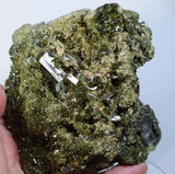 12ms PREMIUM EPIDOTE CRYSTALS cluster peru green color mineral specimen C529