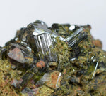8ms PREMIUM EPIDOTE CRYSTALS cluster peru green color mineral specimen C531