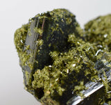 11ms PREMIUM EPIDOTE CRYSTALS cluster peru green color mineral specimen C525