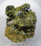 11ms PREMIUM EPIDOTE CRYSTALS cluster peru green color mineral specimen C525