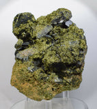 11ms PREMIUM EPIDOTE CRYSTALS cluster peru green color mineral specimen C525