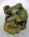 11ms PREMIUM EPIDOTE CRYSTALS cluster peru green color mineral specimen C525