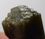 87carat ZOISITE NEEDLES CRYSTAL tanzanite (?) clinozoisite green yellow peru M46