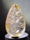 64.5cts QUARTZ RUTILATED polished cabochon rutile pendant jewelry b181