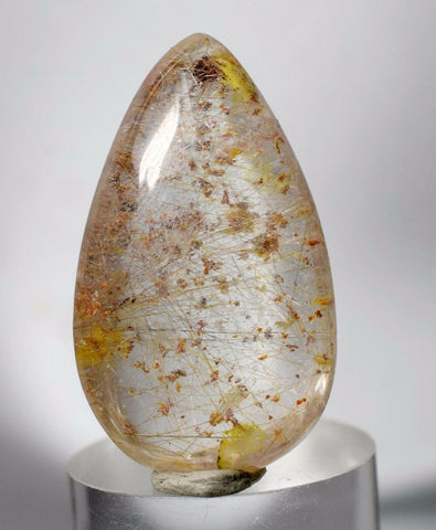 64.5cts QUARTZ RUTILATED polished cabochon rutile pendant jewelry b181
