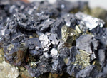 5.6cms GALENA PYRITE PERU crystals cluster collectors mineral specimen G77