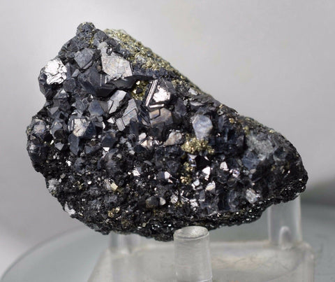 5.9cms GALENA PYRITE PERU crystals cluster collectors mineral specimen G71