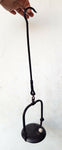 56cms ORIGINAL LENTICULAR FRANCE 1800s miners lamp tunnel lantern iron cast N32