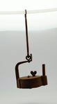 FROG MINERS LAMP oil iron cast lantern antique germany 1800 N21