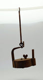 FROG MINERS LAMP oil iron cast lantern antique germany 1800 N21