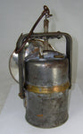 33cms MINERS CARBIDE LAMP england premier vintage lantern mining mineral C203