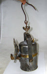 33cms MINERS CARBIDE LAMP england premier vintage lantern mining mineral C203