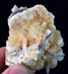 5.7cm GEM ZEOLITE STILBITE heulandite apophyllite (?) crystals peru mineral F222