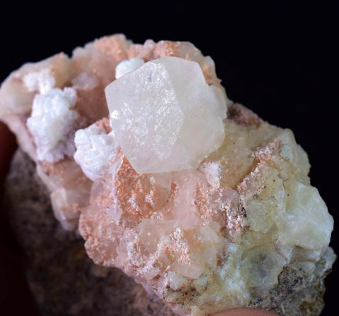 5cm GEM ZEOLITE STILBITE heulandite apophyllite (?) crystals peru mineral F216