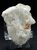 6.5cm RED ORANGE STILBITE heulandite quartz crystals peru mineral specimen F136