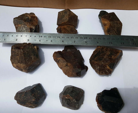 Lot 9 GARNET VESUVIANITE ANDRADITE grossular peru gemstone mineral specimen