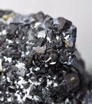 6.1cms GALENA PYRITE PERU crystals cluster collectors mineral specimen G74
